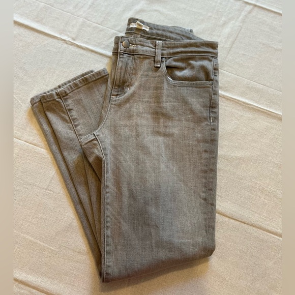 Eileen Fisher Gray Grey Stonewashed Denim Straight Leg Jeans Women’s Size 8 - Picture 5 of 11